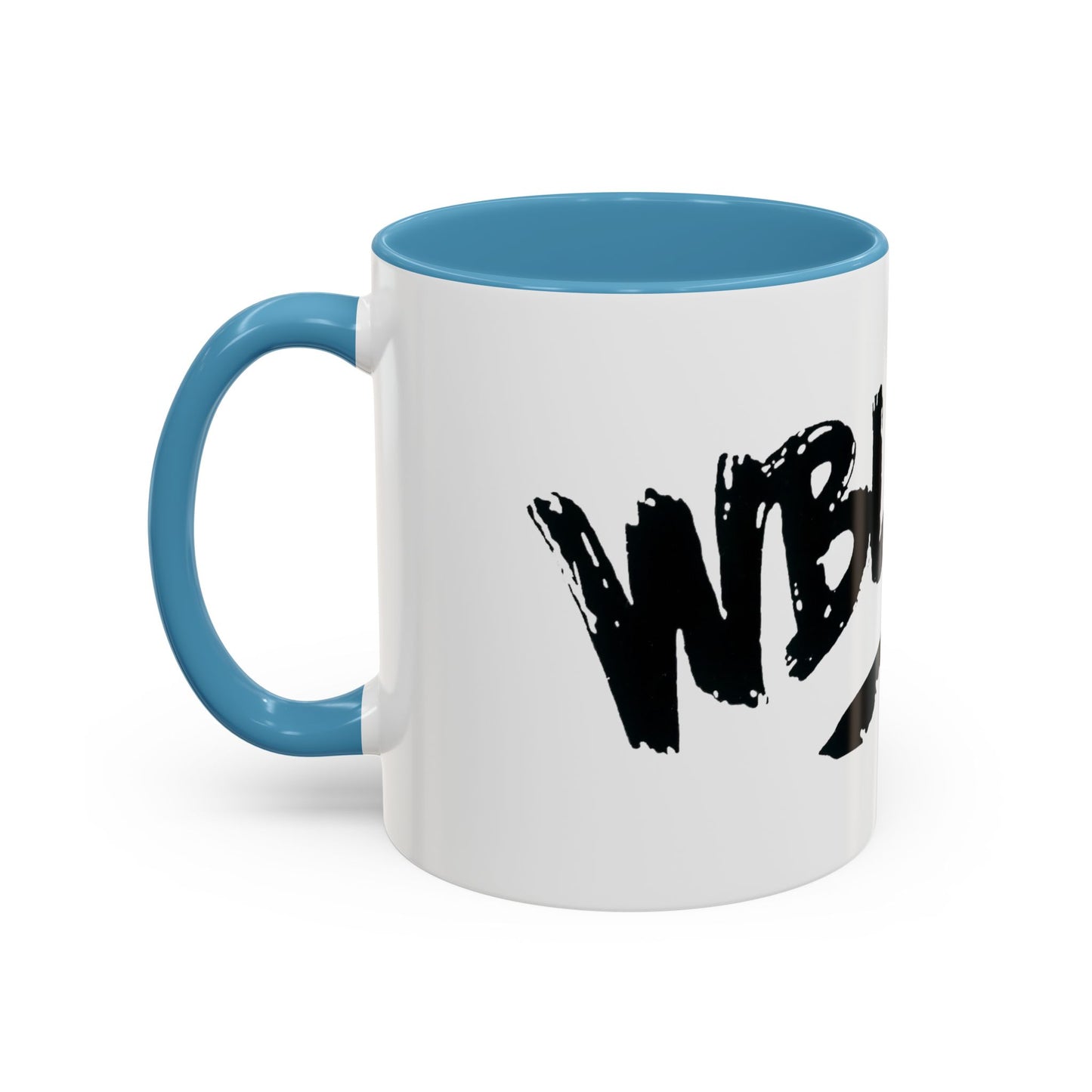 WBLM 102.9 Black Scrawl Logo Ceramic Coffee Mug