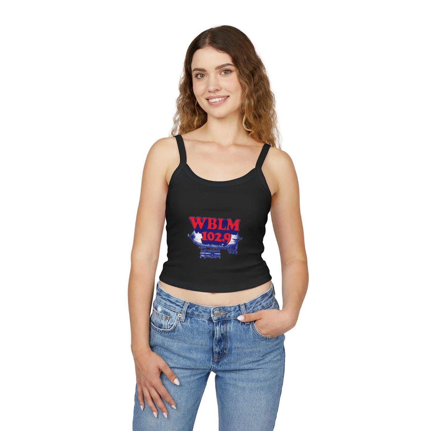 WBLM 102.9 Vintage Logo Crop Tank