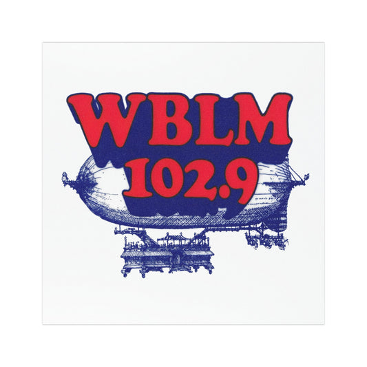 Retro Radio Station Car Magnets - WBLM 102.9