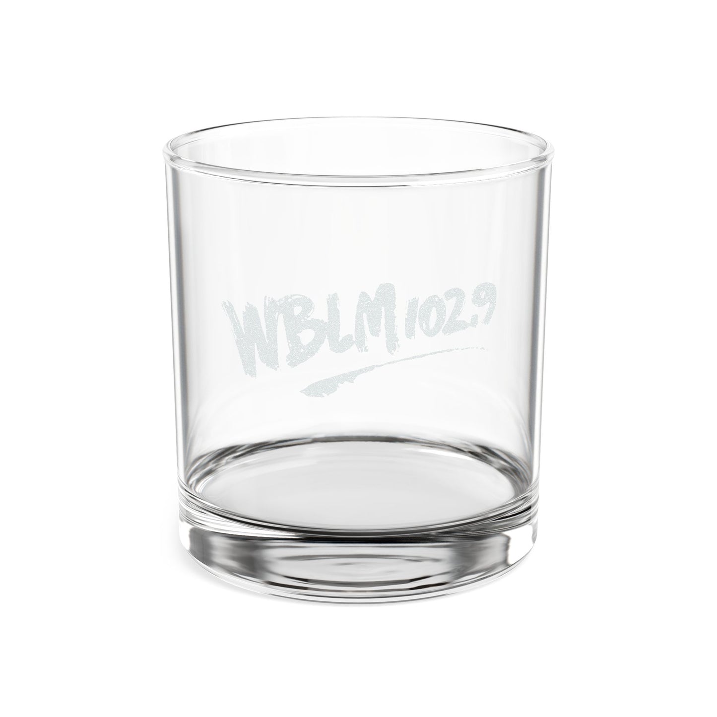 WBLM 102.9 Scrawl Logo Engraved Whiskey Glass 10.5oz –  Rocks Glass