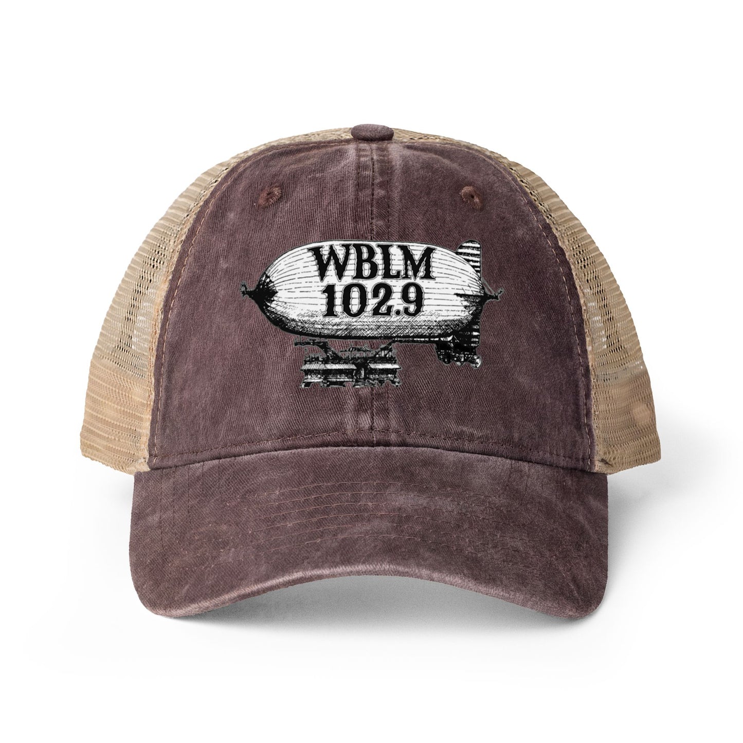 WBLM Blimp Women's Washed Mesh-Back Cap