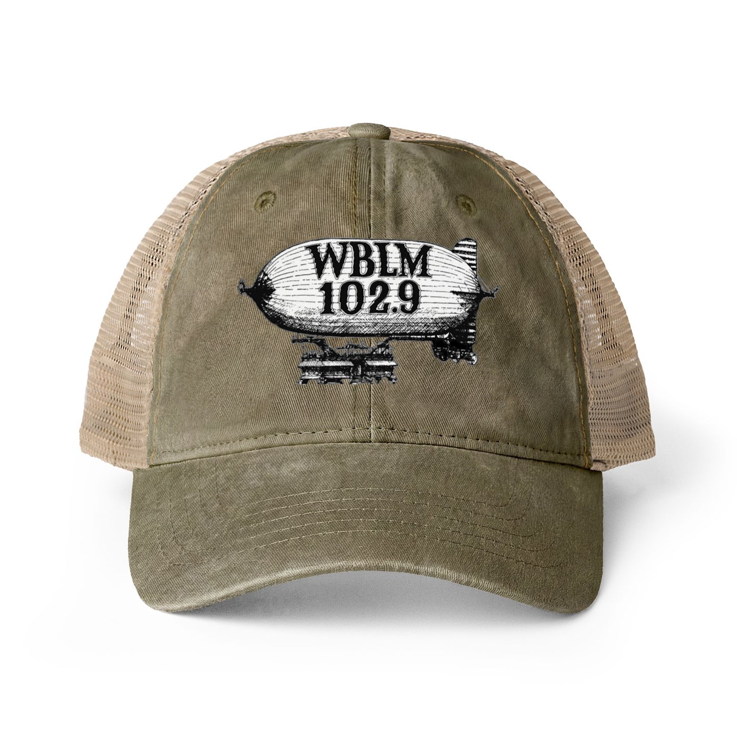 WBLM Blimp Women's Washed Mesh-Back Cap
