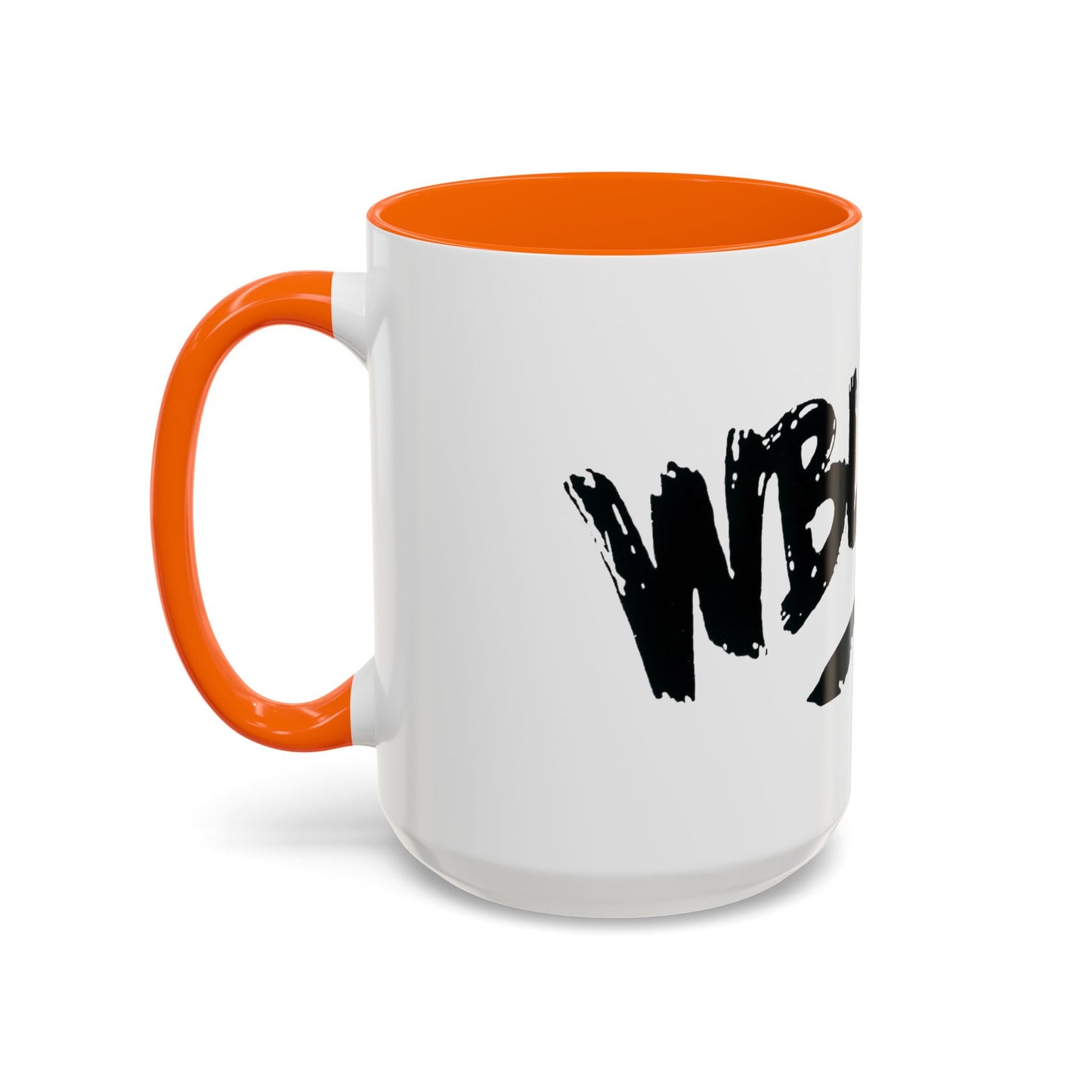 WBLM 102.9 Black Scrawl Logo Ceramic Coffee Mug