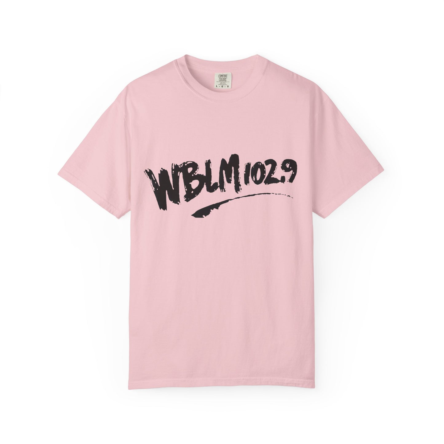 WBLM 102.9 Retro Scrawl Logo Soft Colors T-Shirt