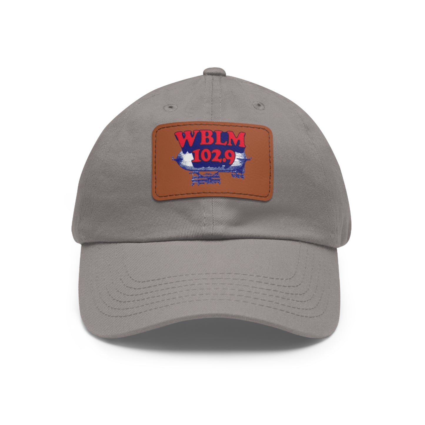 Dad Hat with WBLM Logo Leather Patch